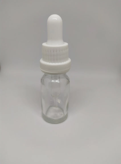 10 ML CAM ŞEFFAF ŞİŞE İNCE CAM DAMLALIK KIRILIR KAPAK BEYAZ 