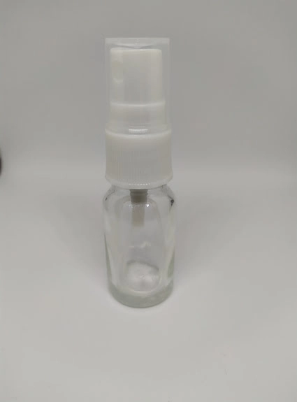 10 ML CAM ŞEFFAF ŞİŞE SPREY BAŞLIKLI BEYAZ KAPAK