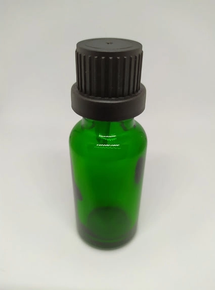20 ML CAM YEŞİL ŞİŞE İÇTEN DAMLATMALI KAPAK SİYAH 