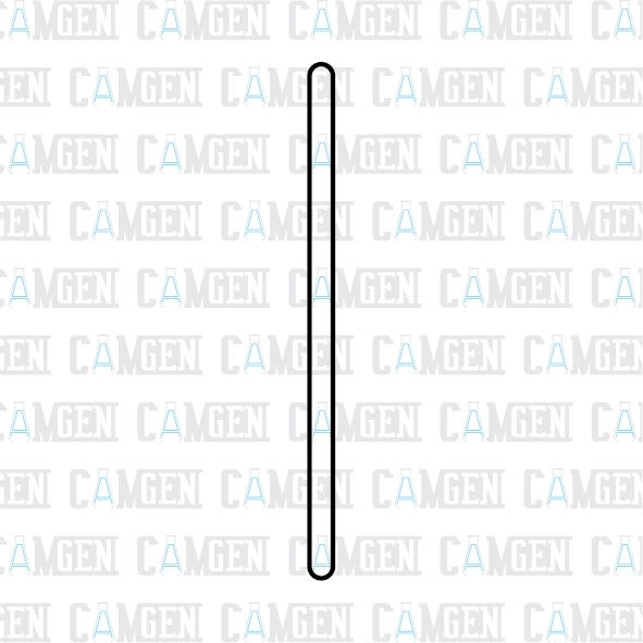 Baget Borosilikat 6x200 mm
