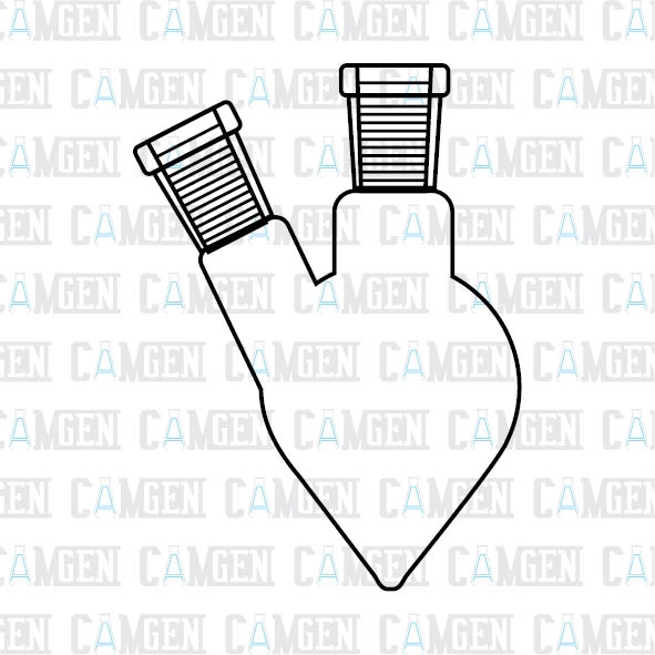 BALON KALP TİPİ İKİ AÇILI BOYUNLU NS ŞİLİFLİ BOROSİLİKAT 100ML