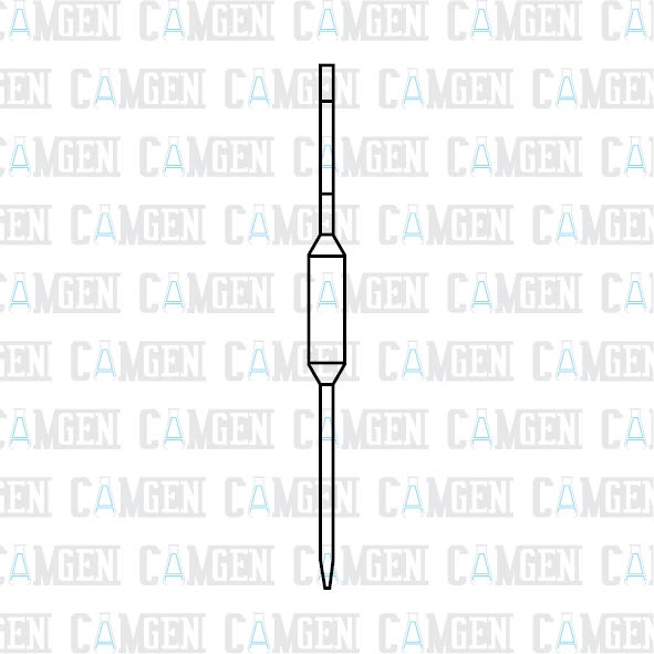 BULLU PİPET TEK İŞARETLİ BOROSİLİKAT B KALİTE 10ML