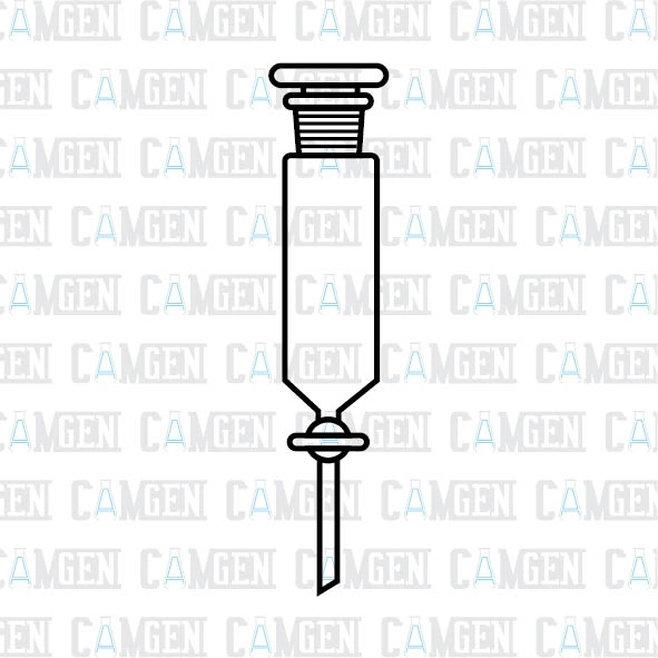 AYIRMA HUNİSİ SİLİNDİRİK TİP TEFLON MUSLUKLU BOROSİLİKAT 50ML