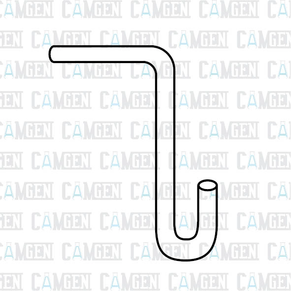 CAM BORU BOROSİLİKAT J VE L BORU 150MM