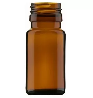 CAM ŞİŞE AMBER 18 MM VİDALI AĞIZ 