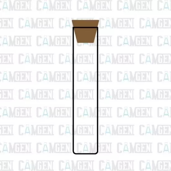 CAM TÜP MANTAR TIPALI DİBİ DÜZ 22*100 MM
