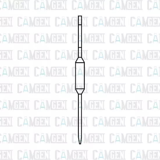 BULLU PİPET TEK İŞARETLİ BOROSİLİKAT B KALİTE