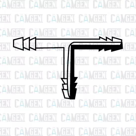 HORTUM BAĞLANTI BORUSU T TİPİ BOROSİLİKAT