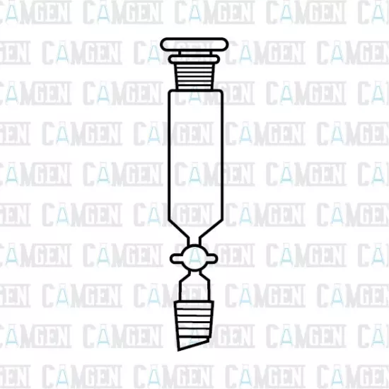 DAMLATMA HUNİSİ İÇTEN BORULU TEFLON MUSLUKLU BOROSİLİKAT