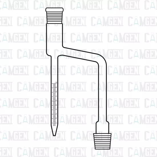 KSİLOL APARATI ÖLÇÜ TÜPÜ (DEAN STARK) MUSLUKSUZ BOROSİLİKAT