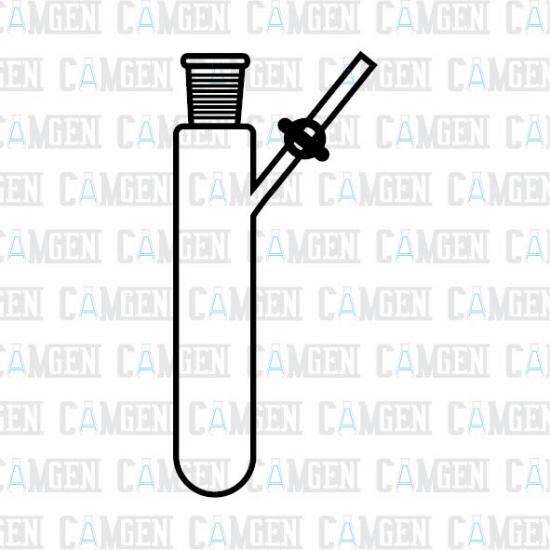 AZOT  TÜPÜ SCHLENK CAM MUSLUKLU BOROSİLİKAT