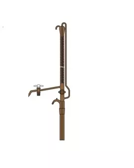 Otomatik Büret Amber Çift Musluklu Şişesiz 25 ML