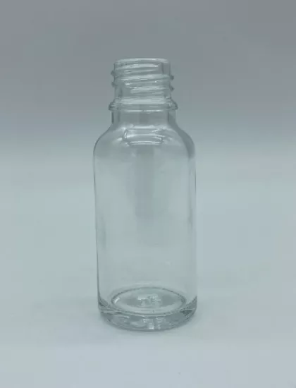 CAM ŞİŞE ŞEFFAF 18 MM VİDALI AĞIZ