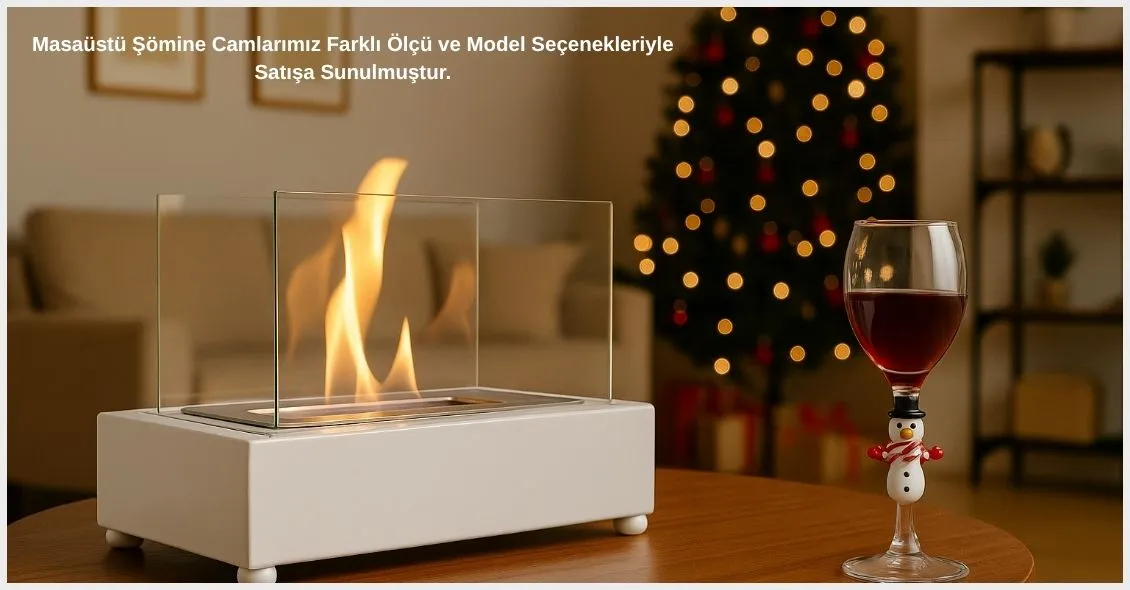 Masaüstü Şömine Camları
