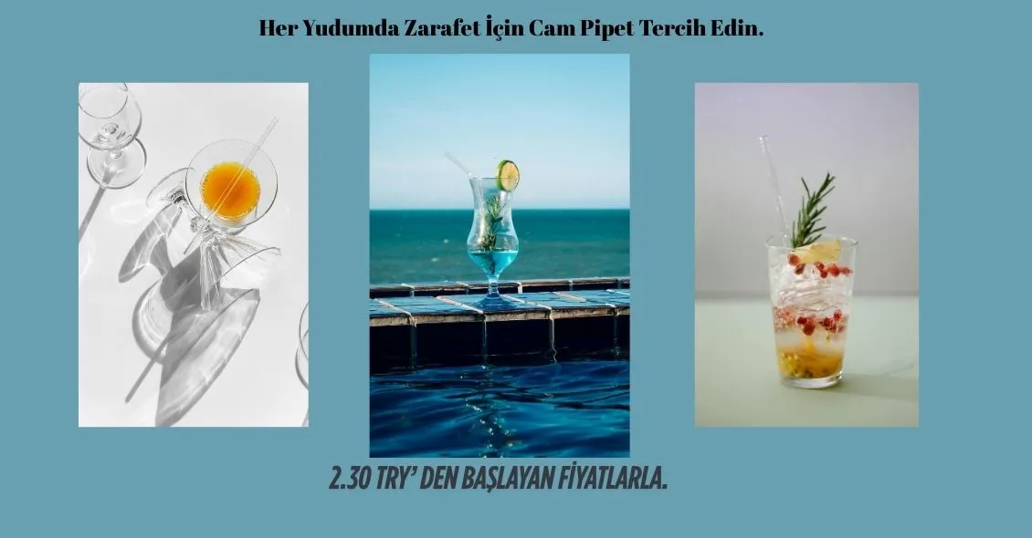 Şeffaf Cam Pipetler